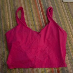 Lululemon Women's sonic Pink align  Top